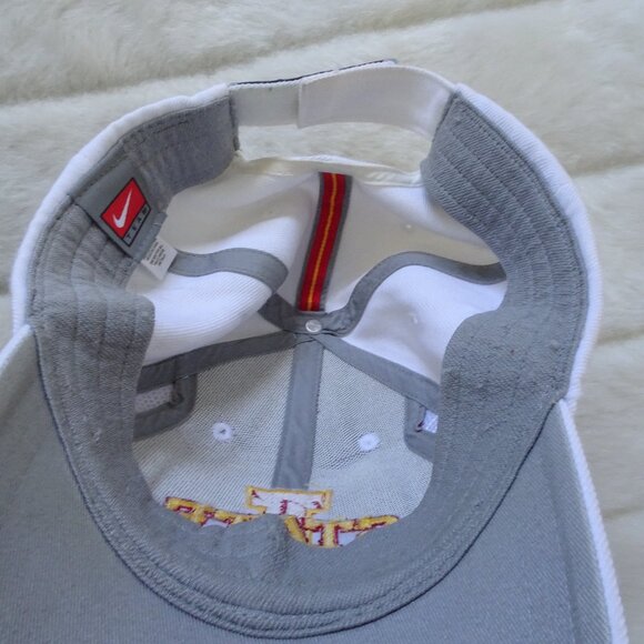 Vintage Nike Team Iowa State Hat Cap Adjustable White - Picture 8 of 11